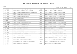 90名 - 上原記念生命科学財団