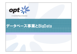 データベース事業とBigData