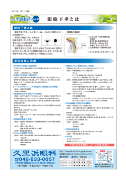 詳細はこちら - 久里浜眼科