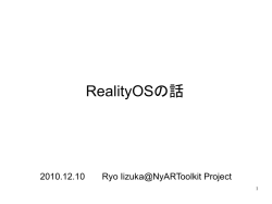 RealityOSの話