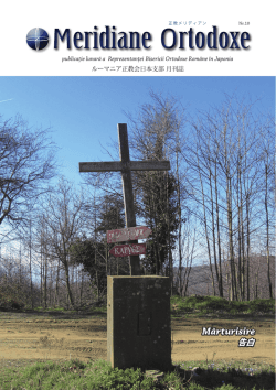 Mărturisire - Parohia Tokyo