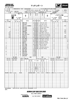 0-0 - 日本サッカー協会