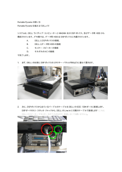 Portable Pyramix の使い方 Portable Pyramix を組み立てましょう