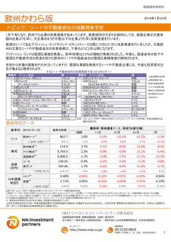 欧州かわら版 - NN Investment Partners