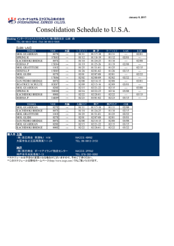 Consolidation Schedule to USA