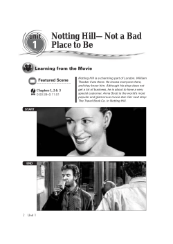 Notting Hill—Not a Bad Place to Be