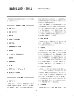 潰瘍性病変（男性 - 日本性感染症学会