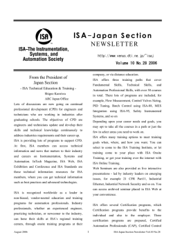 ISA-Japan Section