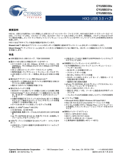 CYUSB330x/CYUSB331x/CYUSB332x, HX3 USB 3.0 Hub