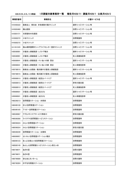 一覧 - 神奈川県介護サービス情報公表センター