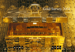 Gold Survey 2004 - 田中貴金属工業株式会社