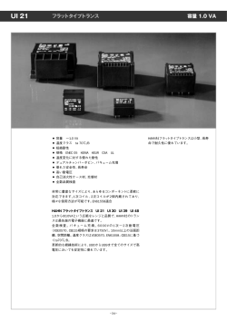 フラットタイプトランス UI21