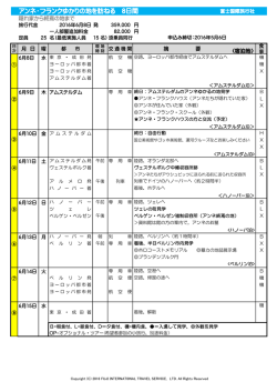 アンネ・フランクゆかりの地を訪ねる 8日間