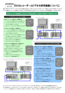 第 14 回 DVDレコーダーを録画用