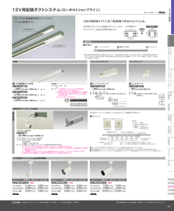 12V用配線ダクトシステム（ローボルトショップライン）