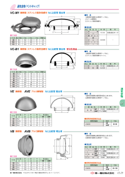 通気金物（ベントキャップ）