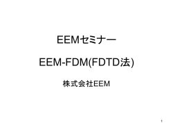 EEM-FDMセミナー資料