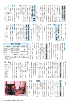 平成 22年度 酒類販売 管理協力員の募集 ドキュメンタリー映画 「犬と猫と