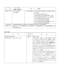 松田 ほなみ - 名古屋女子大学 名古屋女子大学短期大学部