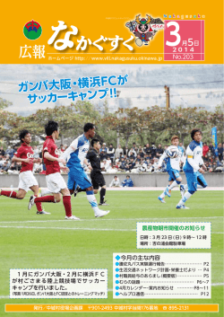 広報なかぐすく203号、サイズ4.17MB
