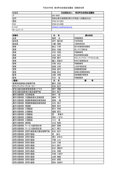 平成26年度 美浜町社会福祉協議会 役職員名簿 社協名 644