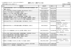 資料リスト【南アメリカ】