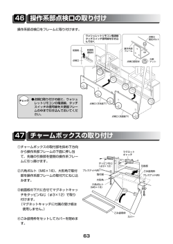チャームボックスの取り付け