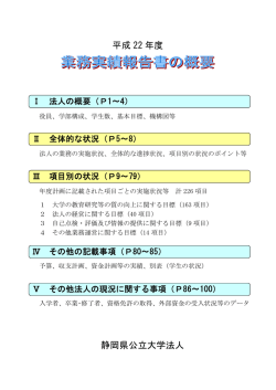 H22業務実績報告書（概要版）（PDF：118KB）
