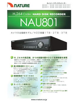 H.264Codec HARD DISK RECORDER