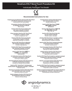 VenaCure EVLT NeverTouch Procedure Kit