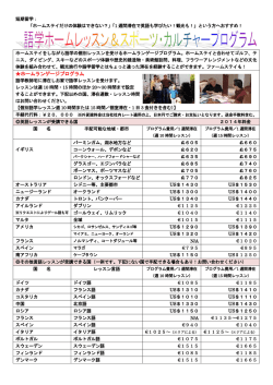 ホームランゲージプログラム - 異文化交流推進ネットワーク