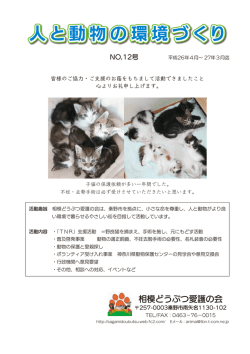 こちら - 相模どうぶつ愛護の会