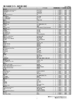 電子楽譜 【ｷﾞﾀｰ 弾き語り譜】