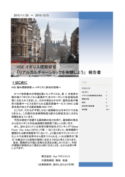 H27イギリス視察研修報告書