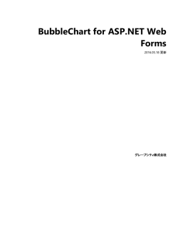 BubbleChart for ASP.NET Web Forms - ComponentOne