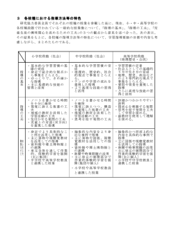 異校種連携の工夫
