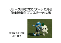 Jリーグ川崎フロンターレに見る ｢地域密着型プロスポーツ｣の形