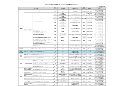 グローバル対応海外留学・インターンシップの対象となるプログラム