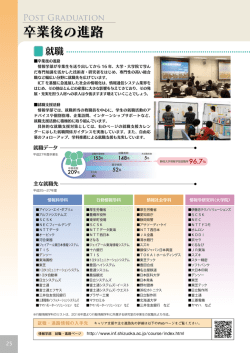 卒業後の進路 - 静岡大学 情報学部