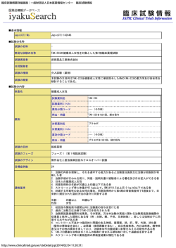 TAK-233の健康成人女性を対象とした第1相臨床薬理試験