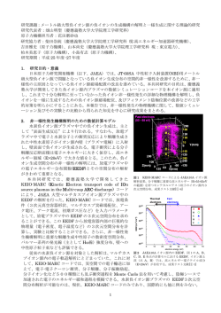 アブストラクト - 核融合エネルギー研究開発部門