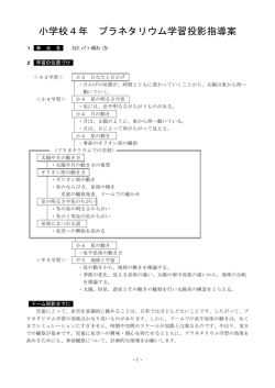 星の動き（PDF）