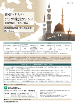 BNPパリバ・ アラブ株式ファンド