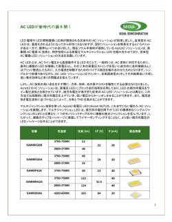 AC LEDが新時代の扉を開く - Seoul Semiconductor