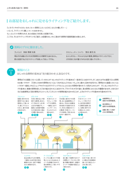 お部屋をおしゃれに見せるライティングをご紹介します。