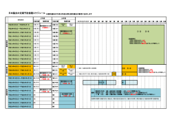 日本脳炎の定期予防接種スケジュール
