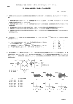 第一級総合無線通信士「無線工学 A」試験問題