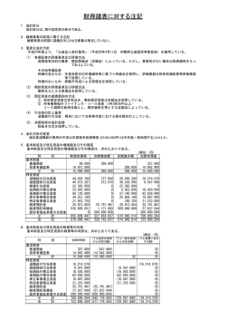 財務諸表に対する注記 - 公益財団法人兵庫県勤労福祉協会