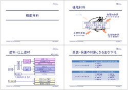 機能材料 機能材料 塗料・仕上塗材 美装・保護の