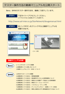 テスター操作方法の動画マニュアル公開スタート